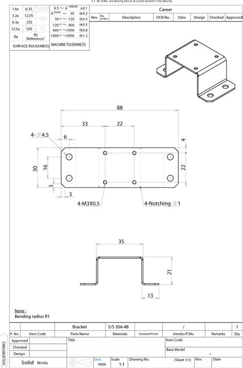 sheet metal drawings for practice|metal sheet riveted together drawing.